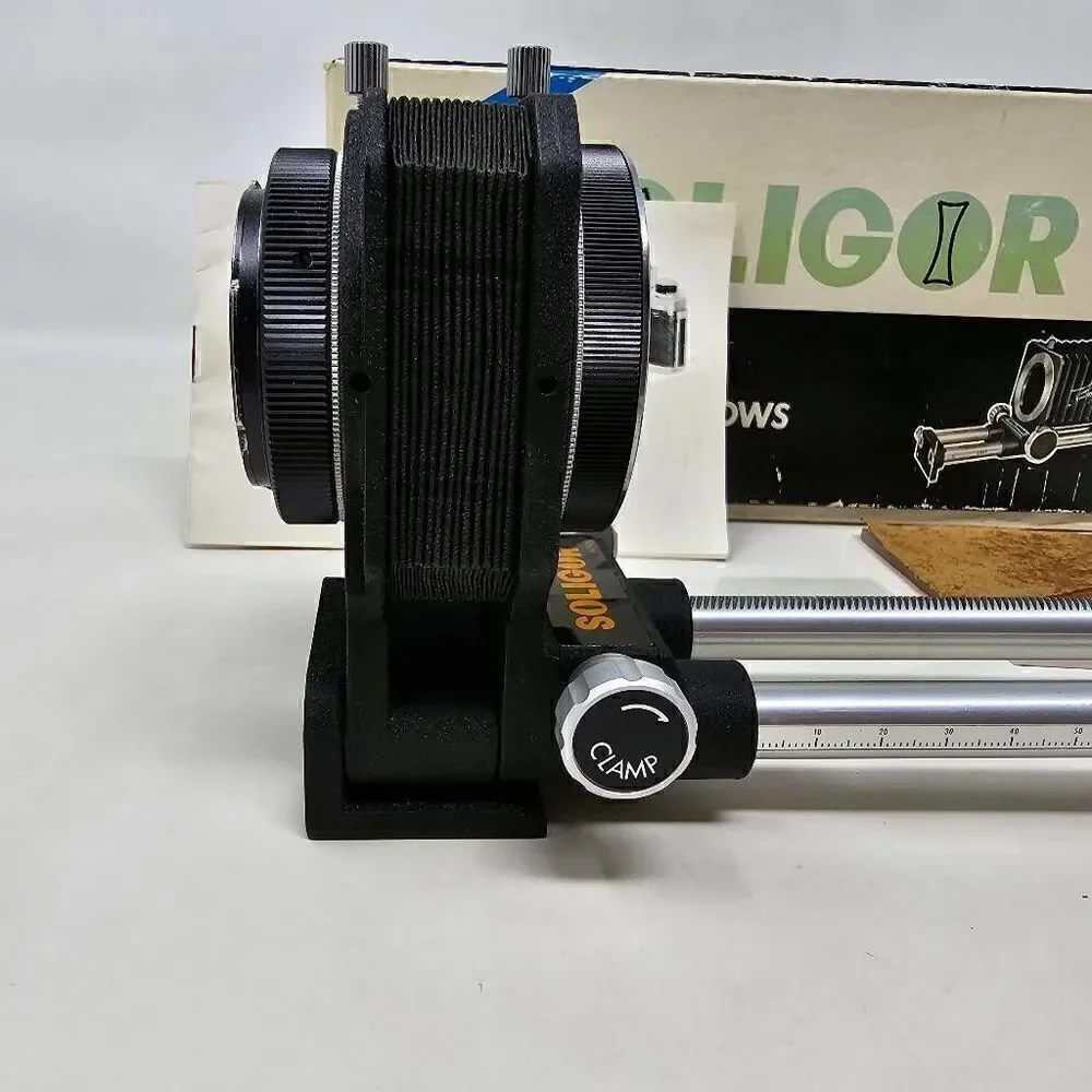 SOLIGOR FLEXOMATIC DOUBLE TRACK BELLOW EXTENSION UNIVERSAL T-2 MOUNT